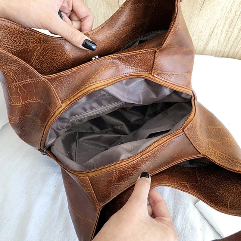 Bolsa de Couro Feminina Saco