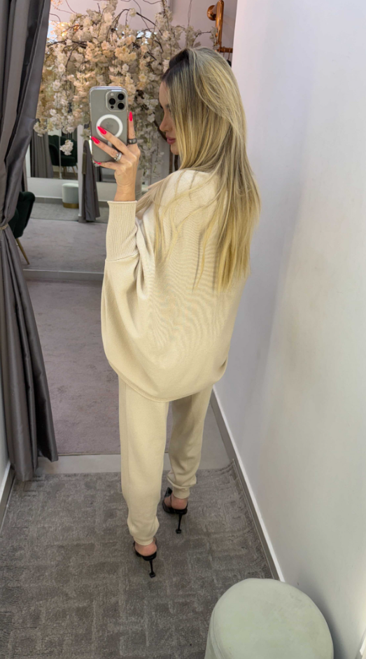 Conjunto Tricot Capa E Calça Jogger Lorena - (Leve 2 Pague 1)