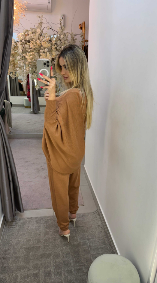 Conjunto Tricot Capa E Calça Jogger Lorena - (Leve 2 Pague 1)