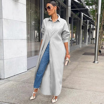 Vestido Camisa Longa Slip
