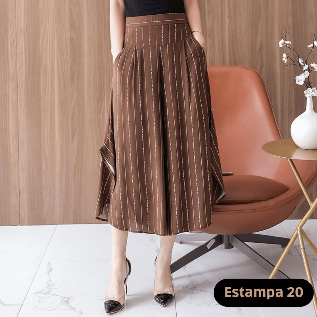 Calça Pantalona de Alfaiataria Timeless