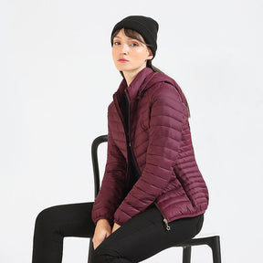 Jaqueta Feminina Impermeável Wrap