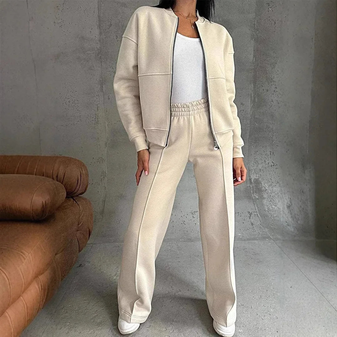Conjunto Monique, Casaco + Calça (O Favorito do Inverno Europeu)