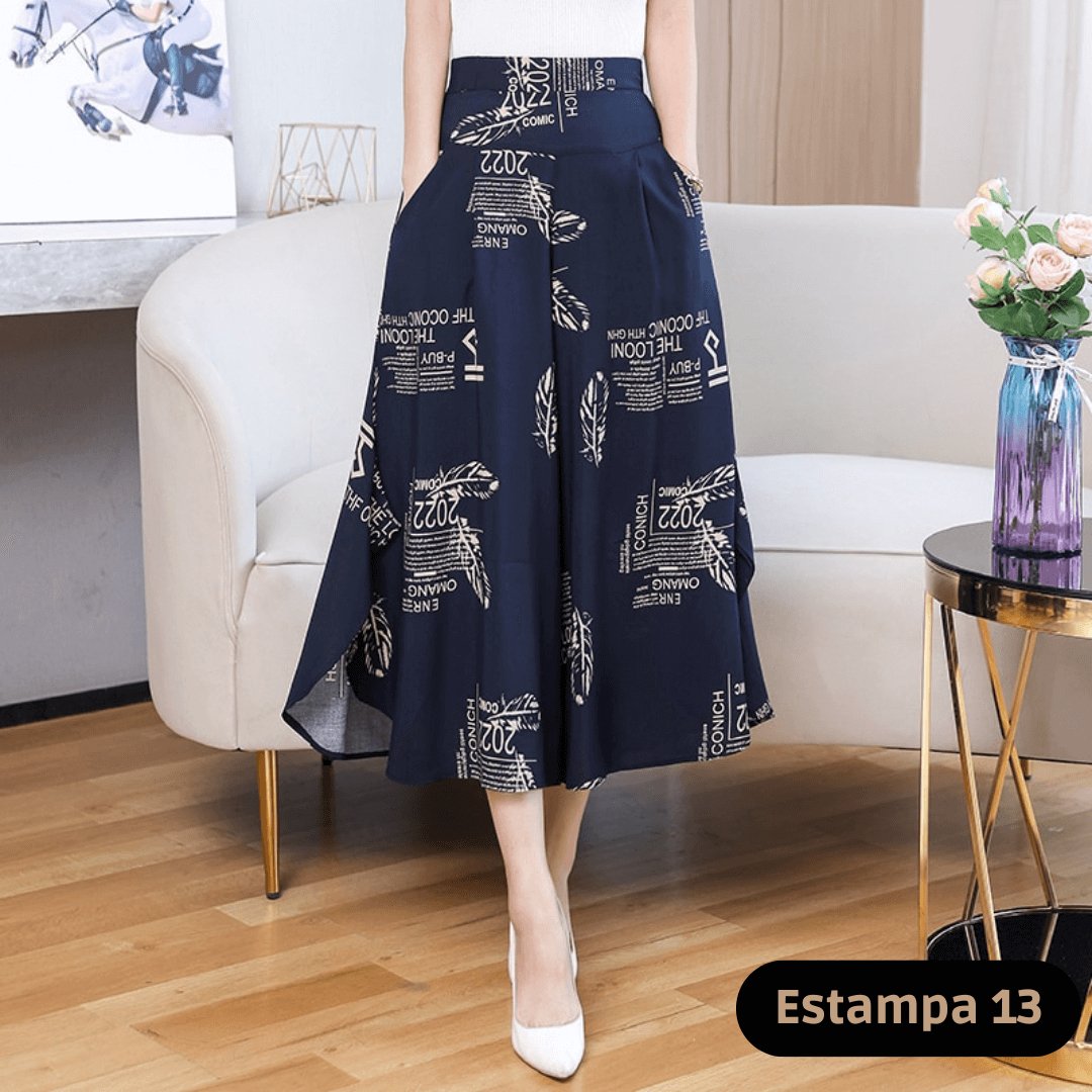 Calça Pantalona de Alfaiataria Timeless