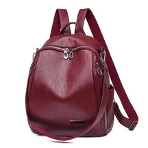 Bolsa Mochila de Couro