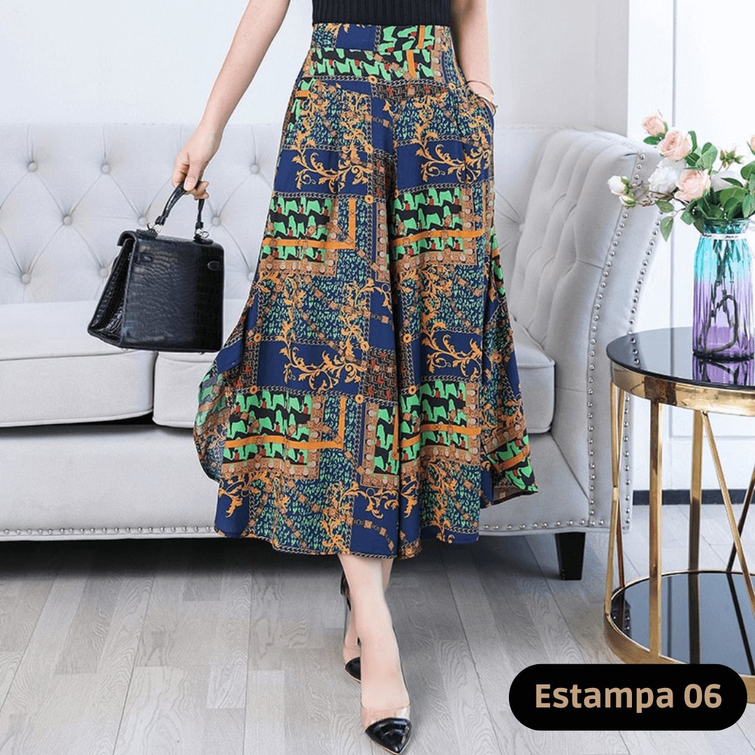 Calça Pantalona de Alfaiataria Timeless