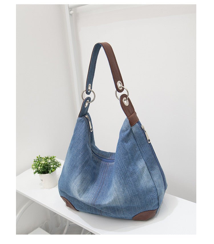 Bolsa Jeans Feminina Saco