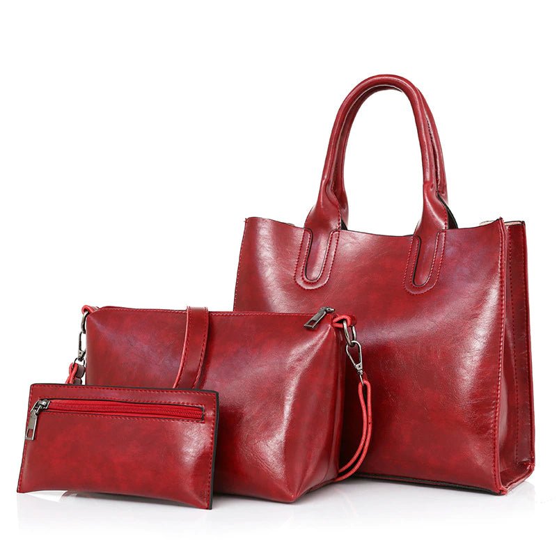Kit de Bolsas Femininas de Couro