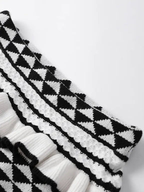 Conjunto de Malha Top e Saia Longa London