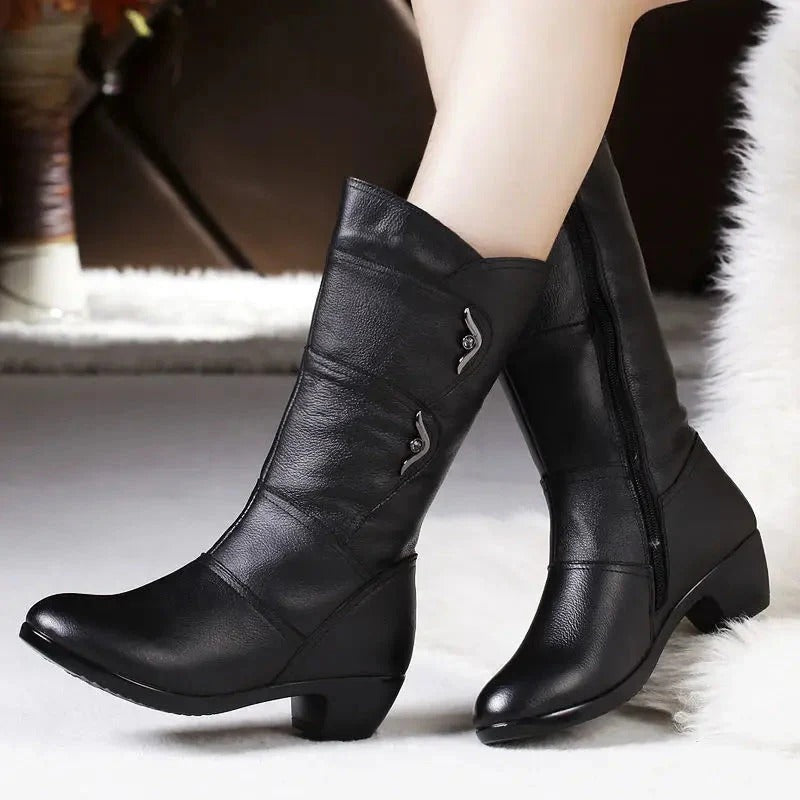 Bota de Couro Legitimo Premium
