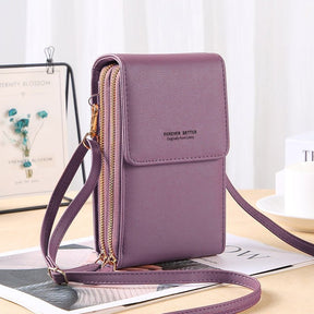 Bolsa Feminina de Couro Touch Screen