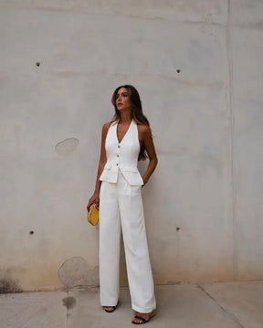 Conjunto Alfaiataria Colete e Calça Janine