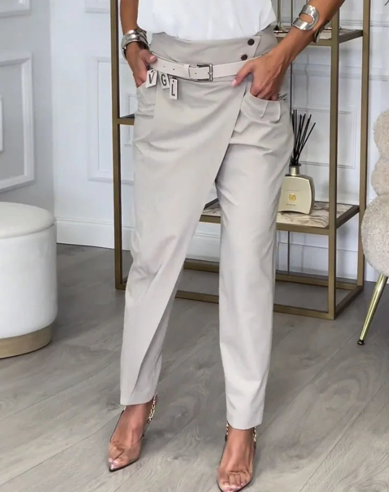 Calça Feminina Social Com Saia