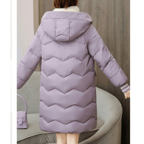 Jaqueta Feminina Puffer de Parka Elegance