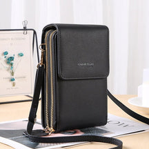 Bolsa Feminina de Couro Touch Screen