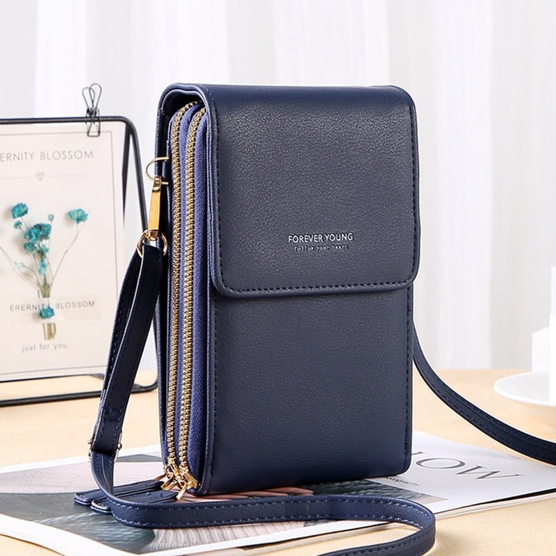 Bolsa Feminina de Couro Touch Screen