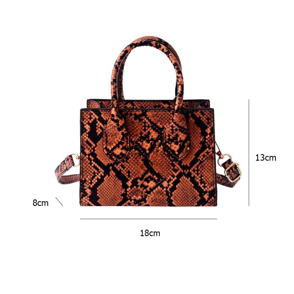 Bolsa de Couro Animal Print