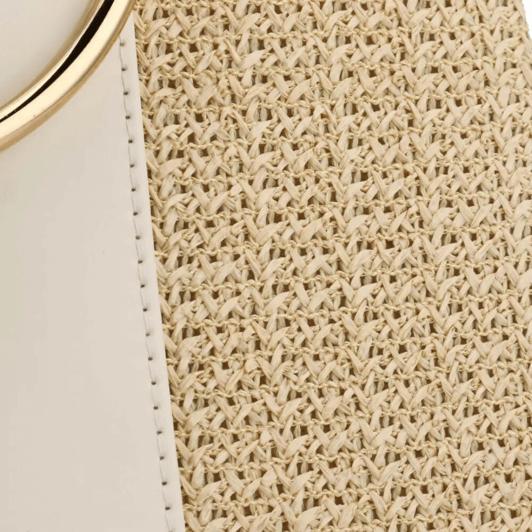 Bolsa de Mão em Palha Sandy