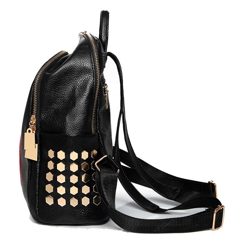 Bolsa Mochila de Couro Feminina