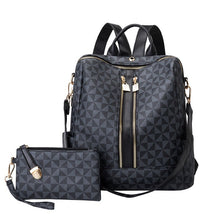 Mochila de Couro Feminina com Carteira