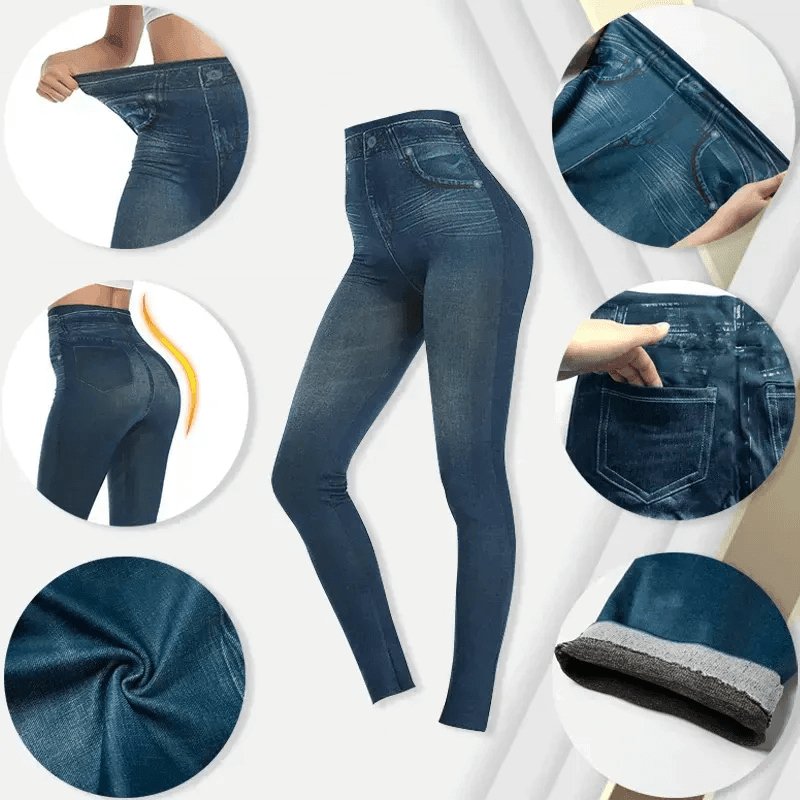 Calça Legging-Jeans Polished
