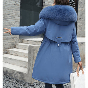 Jaqueta Feminina de Parka Forrada Twilight