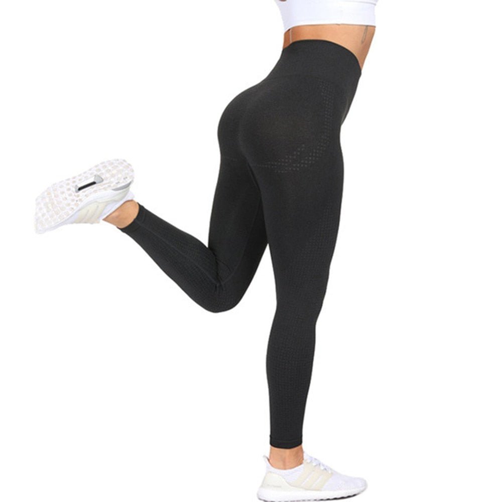 Calça Legging Cintura Alta Sem Costura Trousers