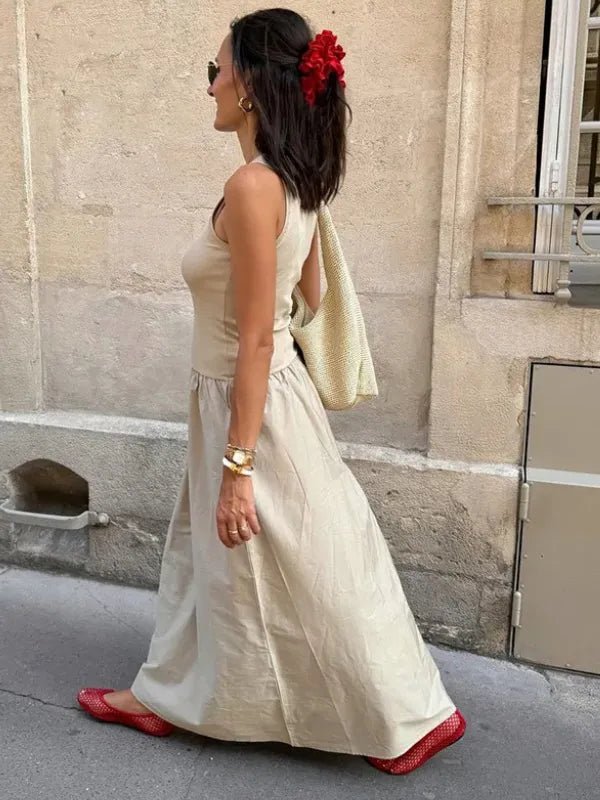 Vestido Midi Internazionale Nude