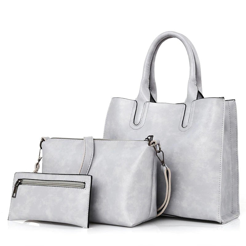 Kit de Bolsas Femininas de Couro