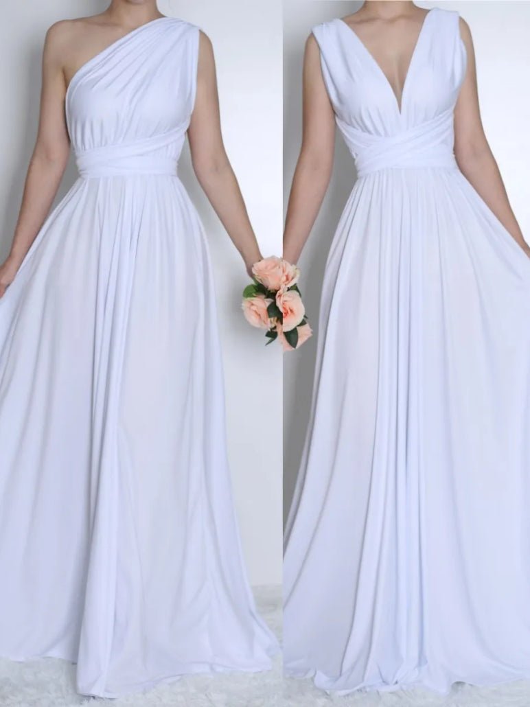 Vestido Longo Feminino Varias Formas Multiuso Festa Casamento formatura  com 20% De Desconto