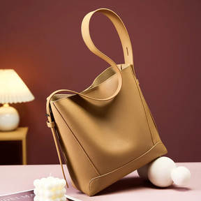 Bolsa Feminina de Ombro em Couro - Modelo Casual Premium