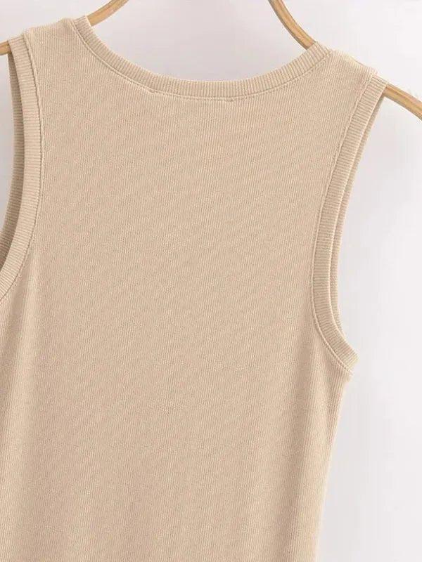 Vestido Midi Internazionale Nude