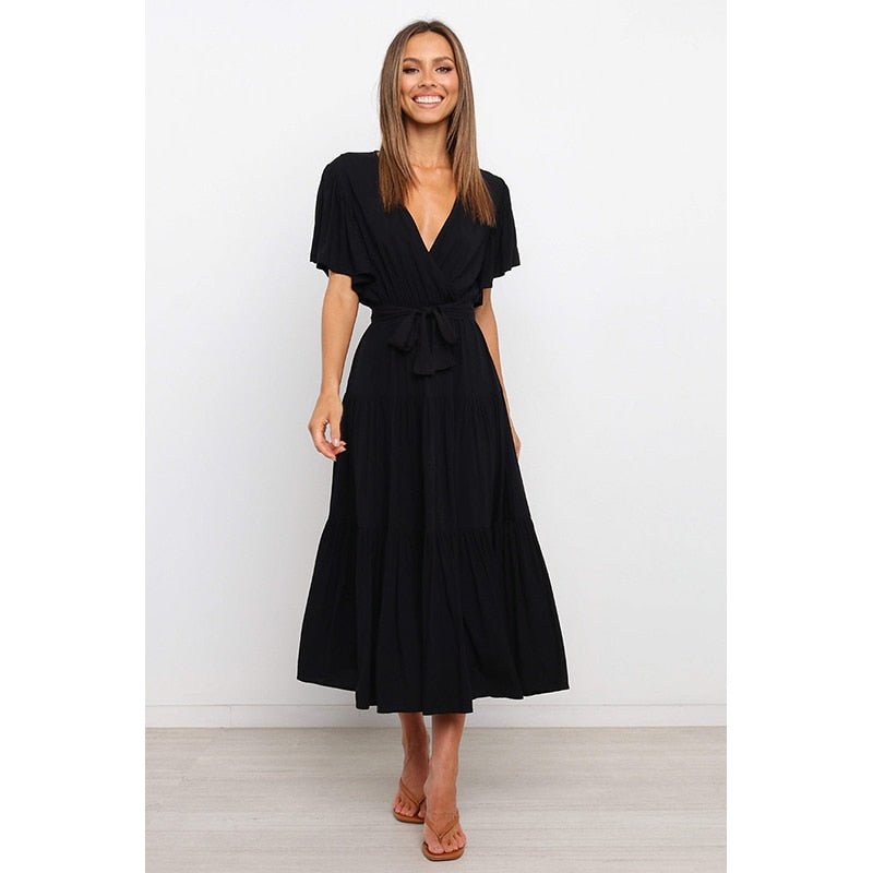 Vestido Feminino Casual Longo Ethereal