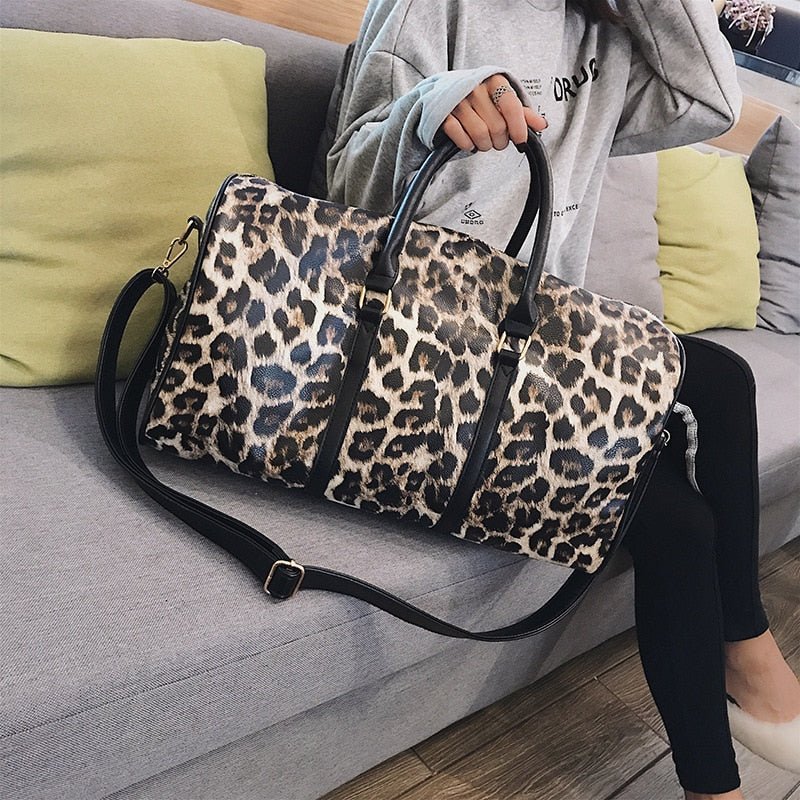 Bolsa de Viagem Feminina de Couro