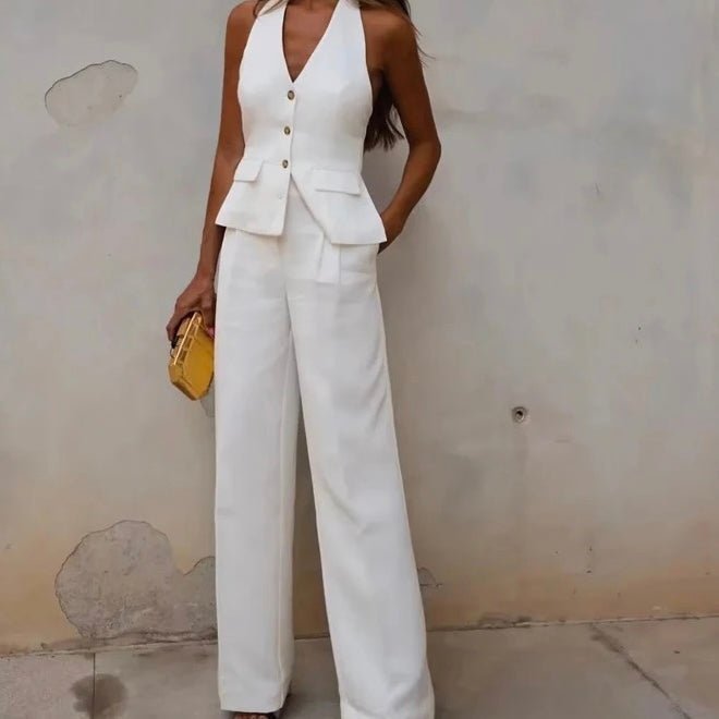 Conjunto Alfaiataria Colete e Calça Janine