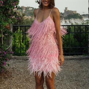Vestido Vanessa Rosa